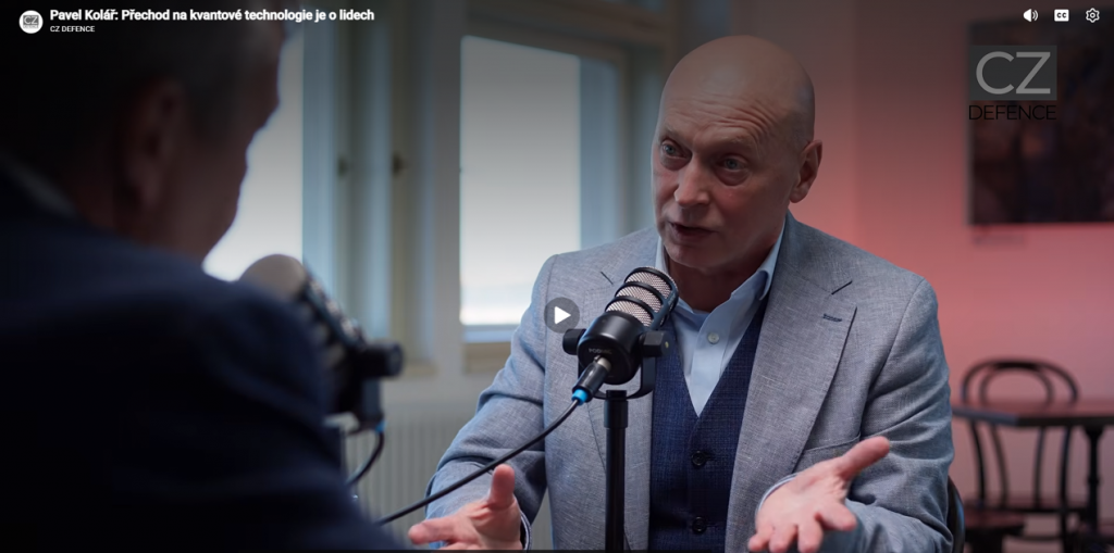 O kvantových technologiích a&nbsp;QIC Czech v&nbsp;podcastu CZ DEFENCE